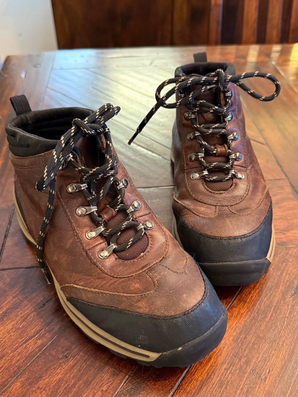 Timberland Brown Leather Lace-Up Outdoor Boots